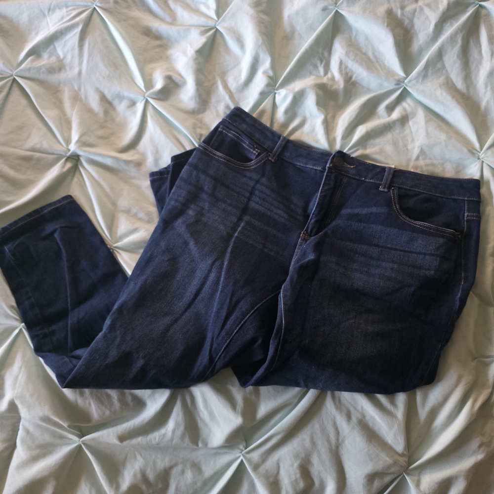 Time and Tru Dark Indigo Skinny Jeans